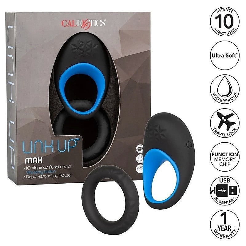 Link Up Max Dual Stimulating Mens Cock Ring - Cock Rings
