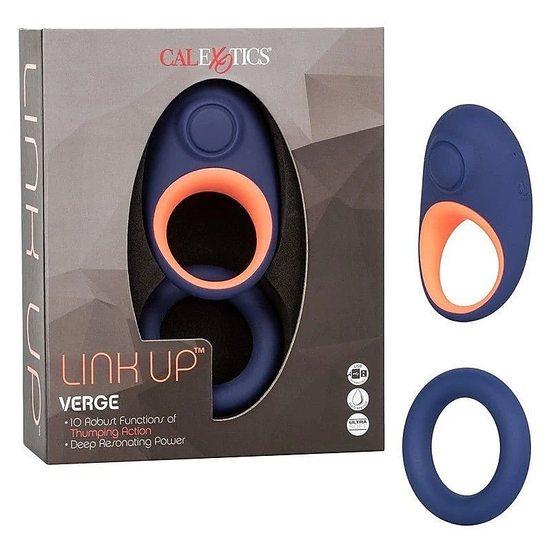 Link Up Verge Dual Stimulator By California Exotics - Cock Rings