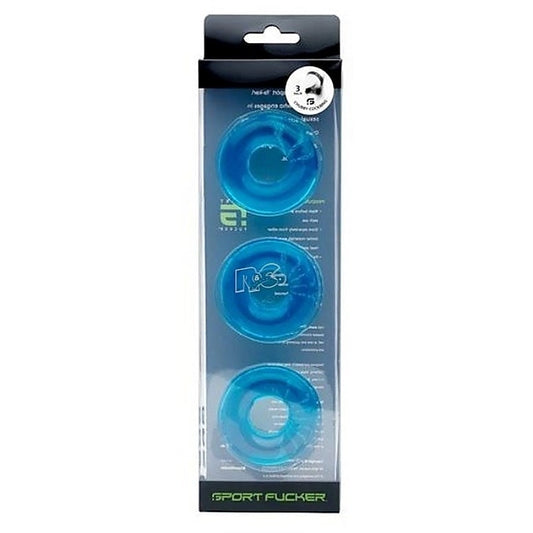 Sport Fucker Chubby Cockring 3 pack - Cock Rings