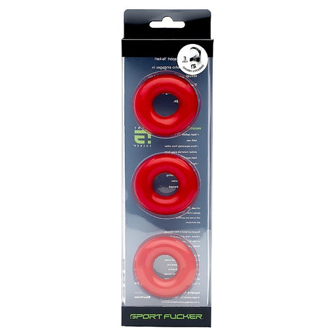 Chubby Cockring 3 Pack by Sport Fucker - Cock Rings