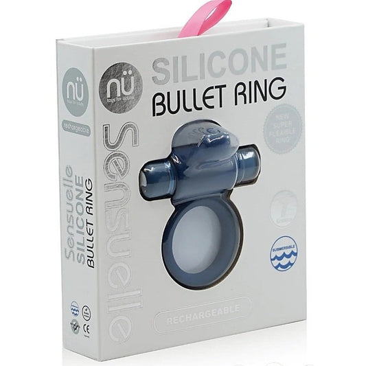 Nu Sensuelle Silicone Bullet Ring - Cock Rings