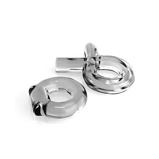 Pipedream Classix Couples Cock Ring Set Clear - Ball and Cock Toys