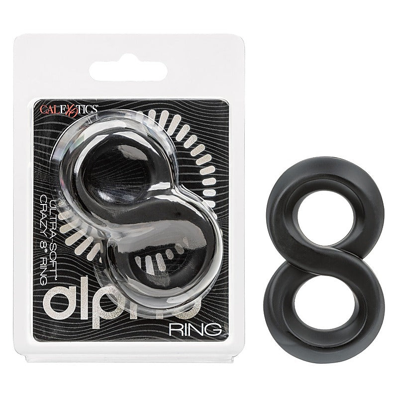 Alpha Ultra-Soft Crazy 8 Mens Cock Ring - Stretchy Cock Rings