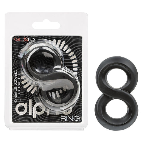 Alpha Ultra-Soft Crazy 8 Mens Cock Ring - Stretchy Cock Rings