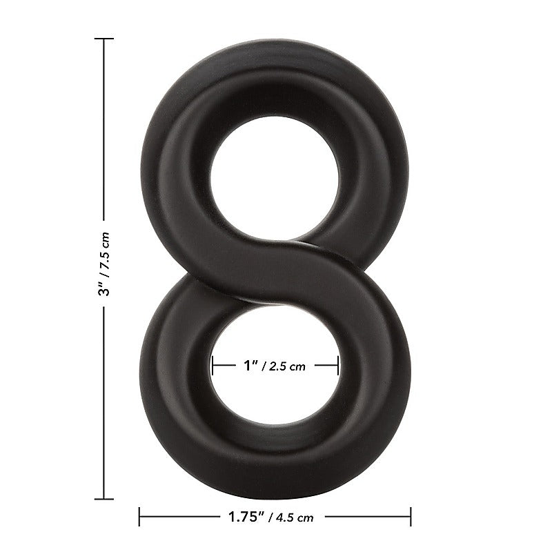 Alpha Ultra-Soft Crazy 8 Mens Cock Ring - Stretchy Cock Rings