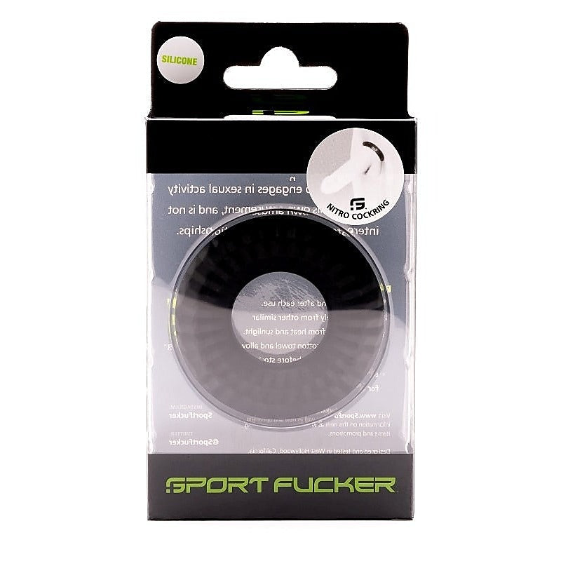 Nitro Ring Black by Sport Fucker - Cock Rings