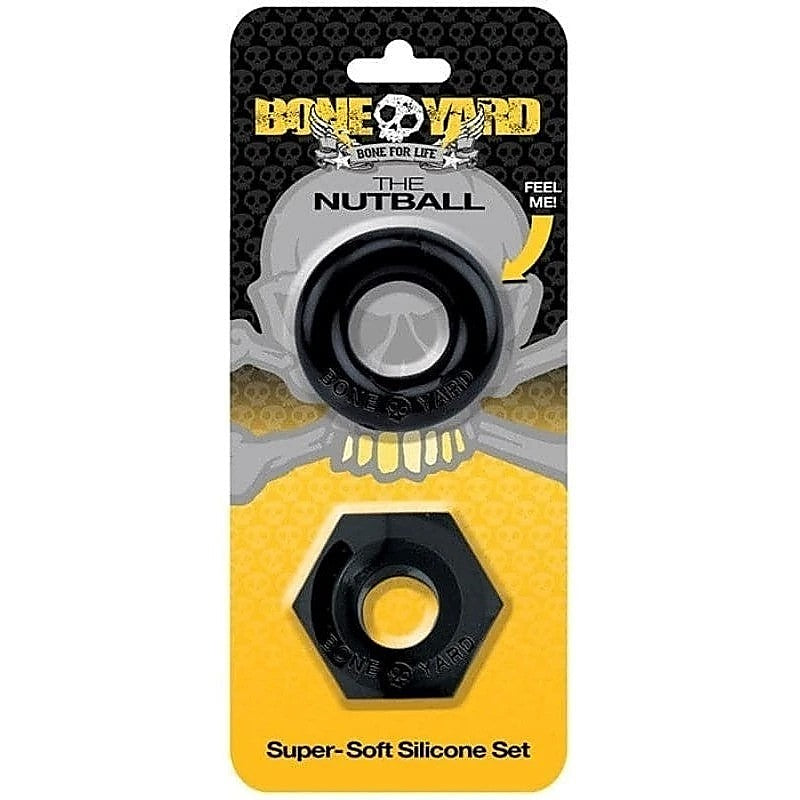 Boneyard The Nutball Super-Soft Silicone Cock Ring Set - Ball and Cock Toys