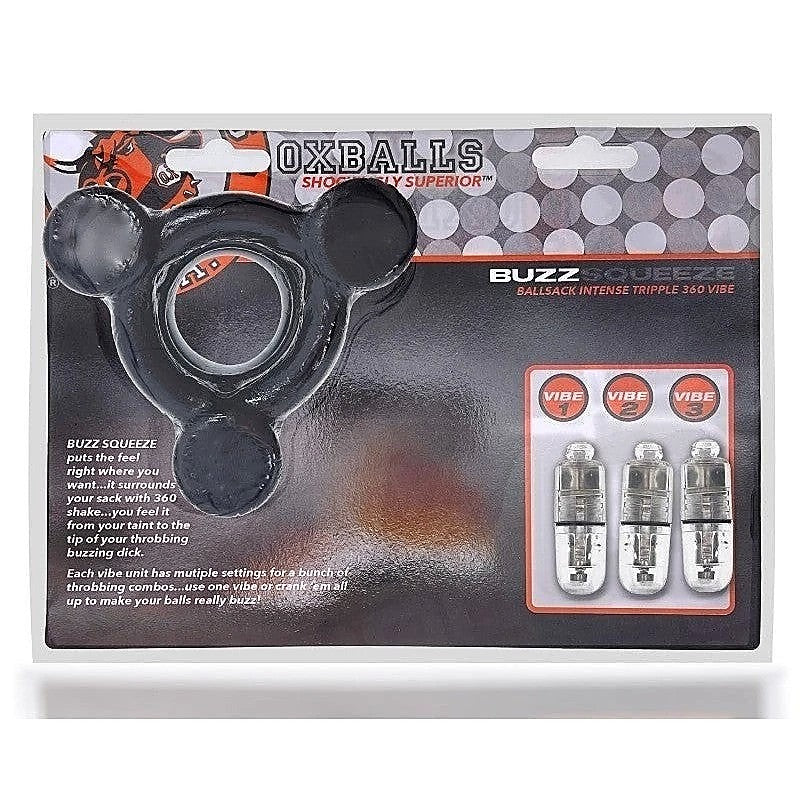 Buzz Squeeze Cock Ring Waterproof by Oxballs - Cock Rings