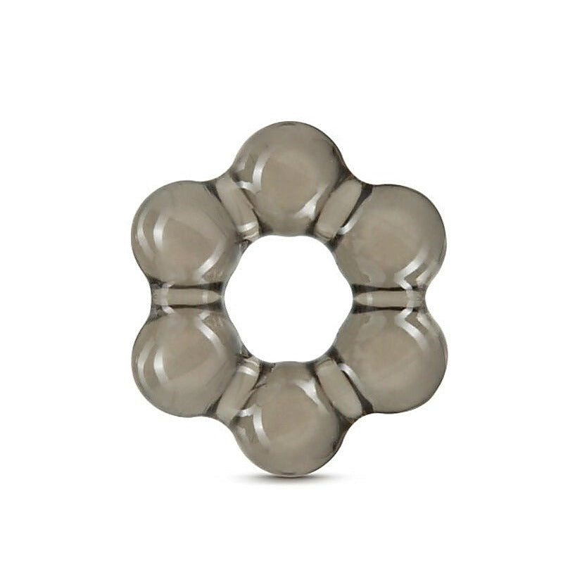 Stay Hard Thick Bead Cock Ring By Blush Novelties - Cock Rings