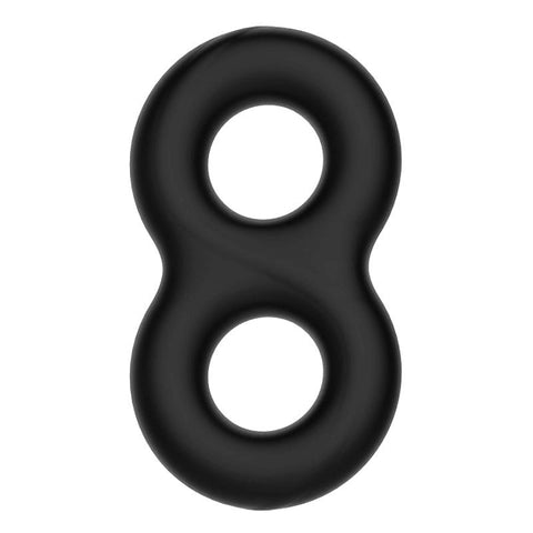 Crazy Bull Silicone Cock Ring Double By Baile - Stretchy Cock Rings