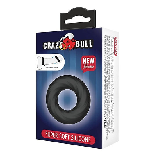 Crazy Bull Silicone Cock Ring Single - Stretchy Cock Rings