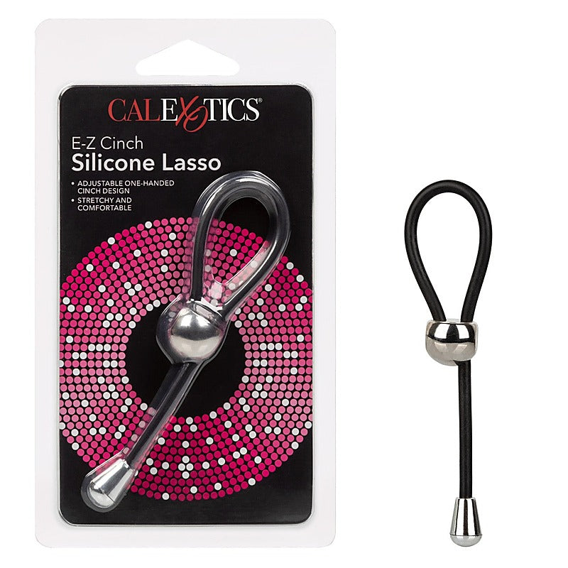 E-Z Cinch Silicone Lasso Cock Ring by California Exotics - Cock Rings