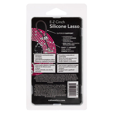 E-Z Cinch Silicone Lasso Cock Ring by California Exotics - Cock Rings
