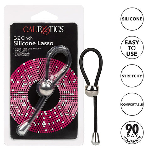 E-Z Cinch Silicone Lasso Cock Ring by California Exotics - Cock Rings