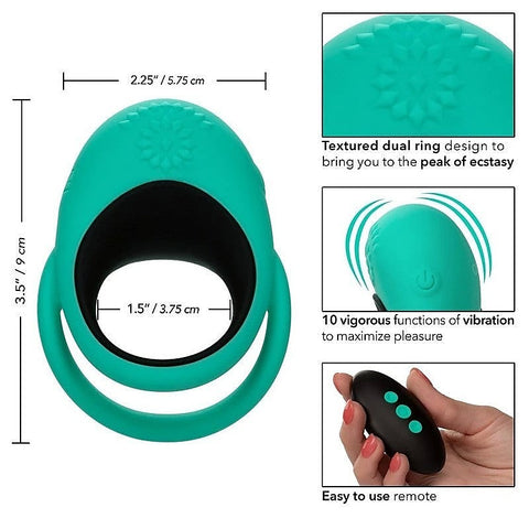 Link Up Remote Alpha Multi-Function Cock Ring - Vibrating Cock Rings