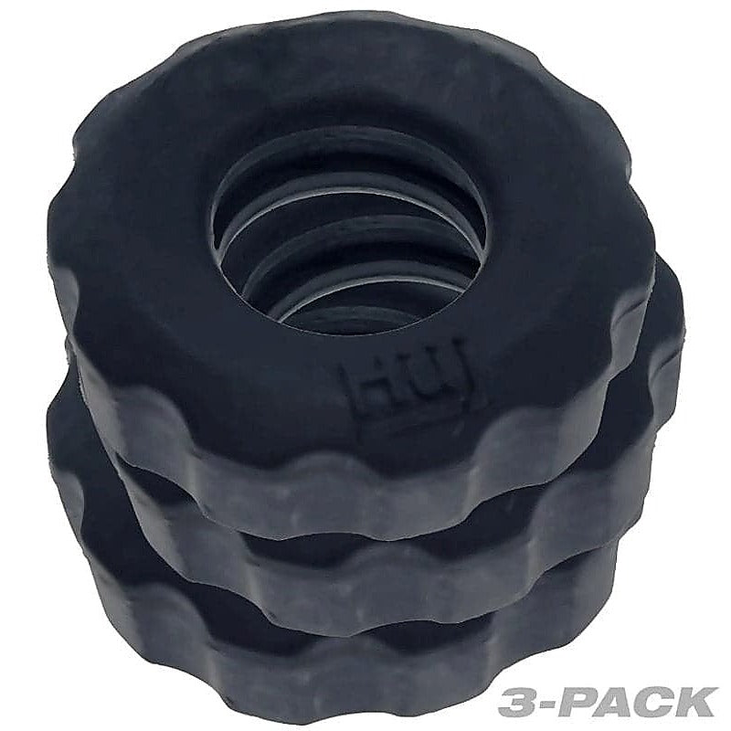 Superhuj C-Ring 3 Pack by Hunkyjunk - Stretchy Cock Rings