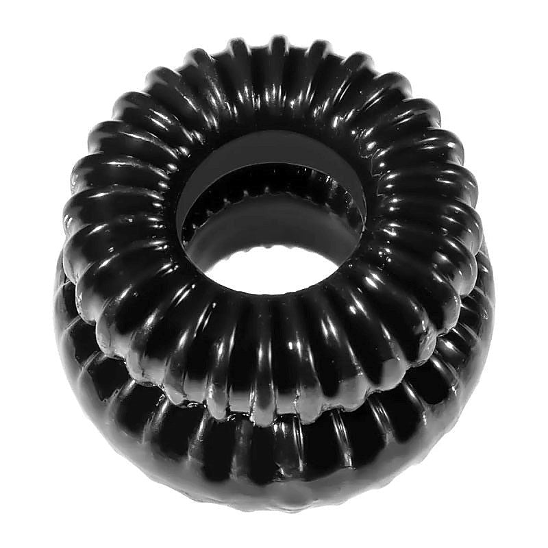 Xplay Ribbed Cock Ring Combo by Perfect Fit - Stretchy Cock Rings