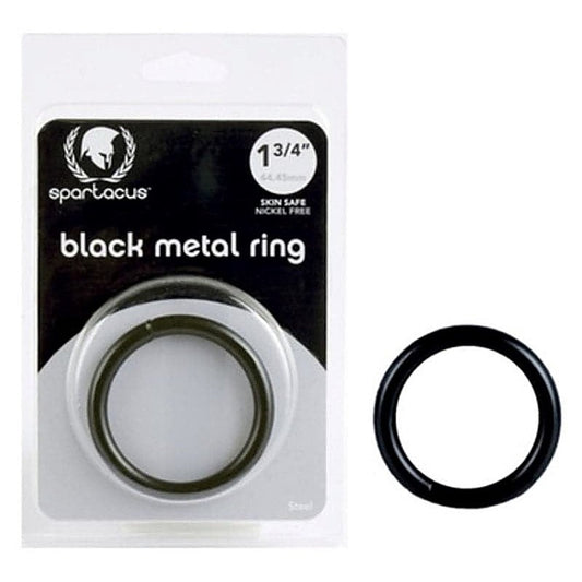 Black Steel C Ring - Cock Rings