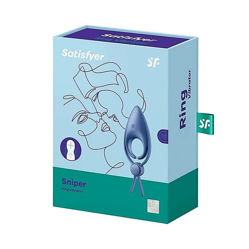 Sniper Waterproof Vibrating Cock Ring By Satisfyer - Ball and Cock Toys