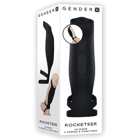 Gender X ROCKETEER - Innovative Pleasure Device for Solo or Shared Ecstasy - Pumps, Extenders and Sleeves