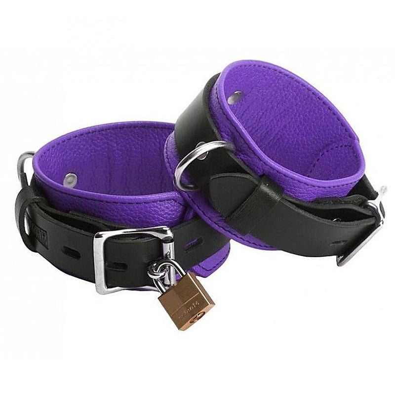 Underground Asylum Lockable Wrist Cuffs by Hell's Couture - Cuffs and Restraints
