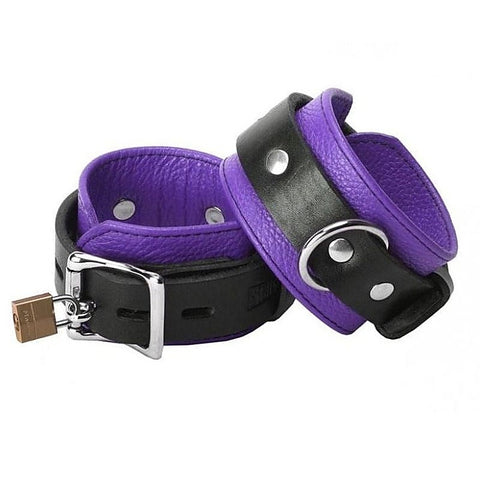 Underground Asylum Lockable Wrist Cuffs by Hell's Couture - Cuffs and Restraints