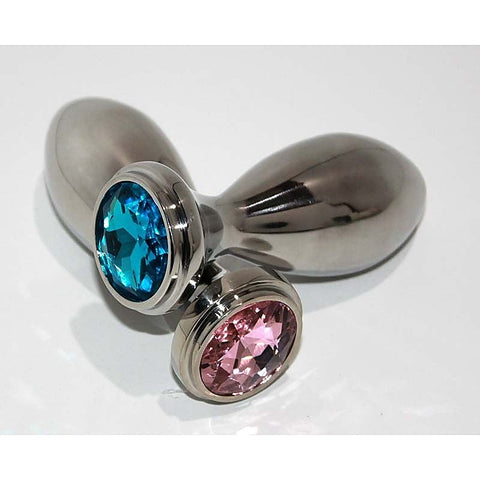 Tiny Boy Gemmed Small Anal Plug By Hell'S Couture - Steel Sex Toys