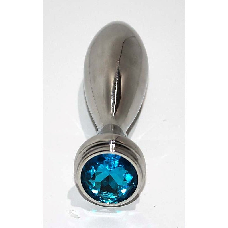 Tiny Boy Gemmed Small Anal Plug By Hell'S Couture - Steel Sex Toys