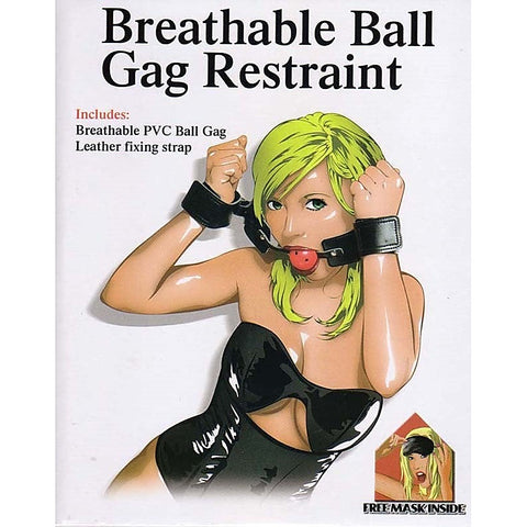 Professional Breathable Ball Gag By Roomfun - Cuffs and Restraints