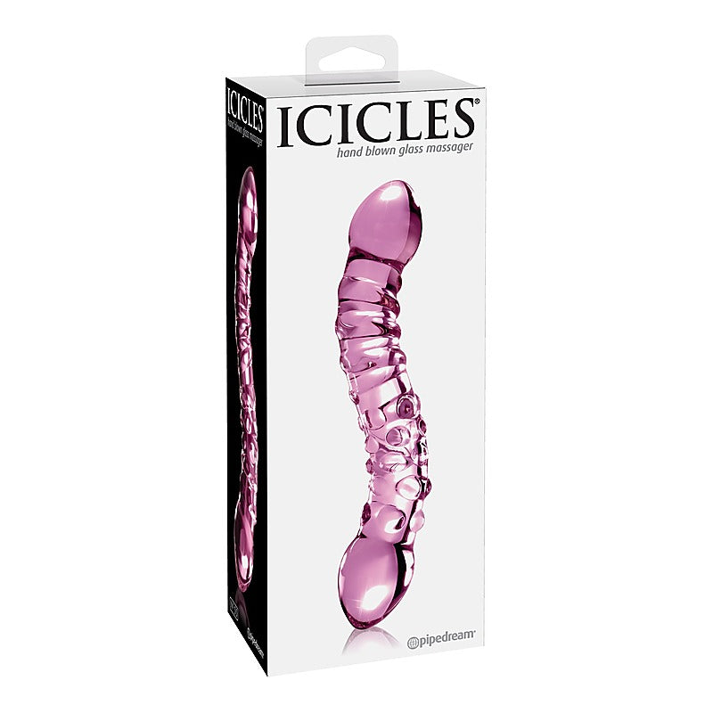 Icicles No 55 Double Ender Glass Dildo By Pipedream Products - Glass Sex Toys