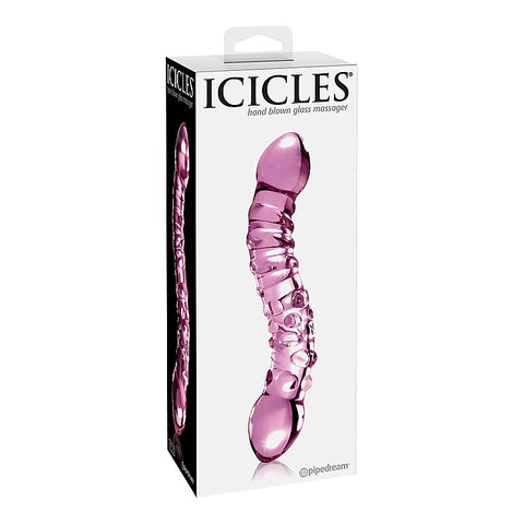 Icicles No 55 Double Ender Glass Dildo By Pipedream Products - Glass Sex Toys