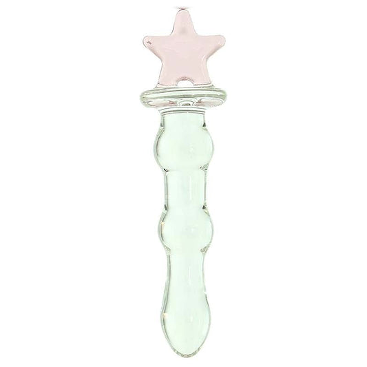 Crystal Superstar Glass Dildo - Glass Sex Toys
