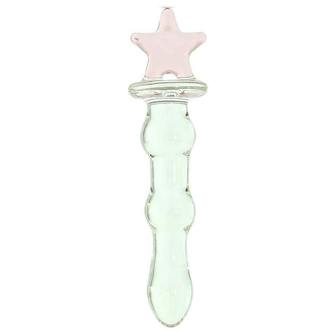 Crystal Superstar Glass Dildo - Glass Sex Toys
