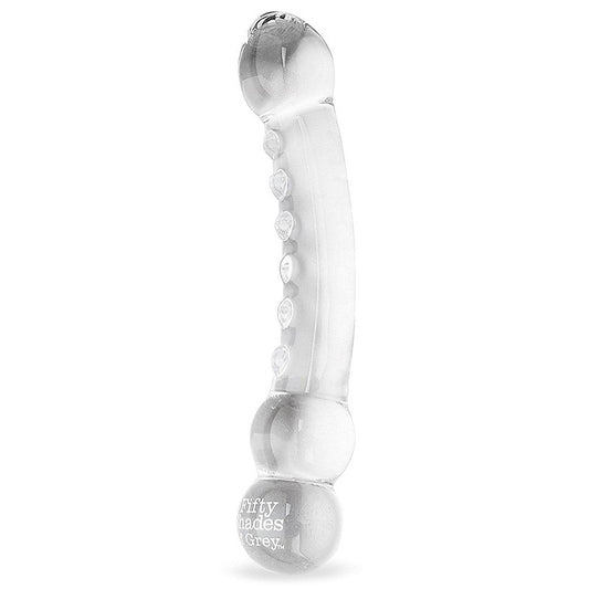 Drive Me Crazy Glass Massage Wand - Glass Sex Toys
