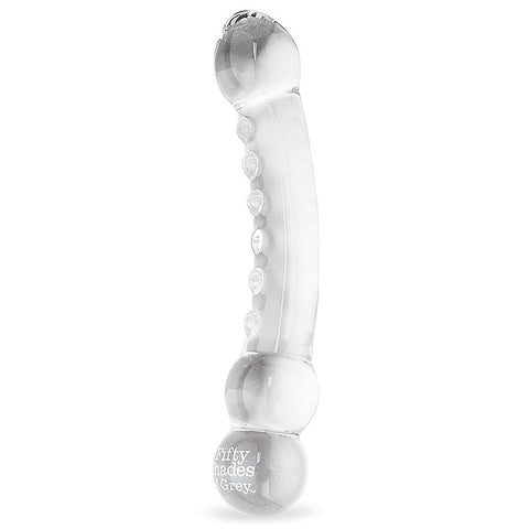 Drive Me Crazy Glass Massage Wand - Glass Sex Toys