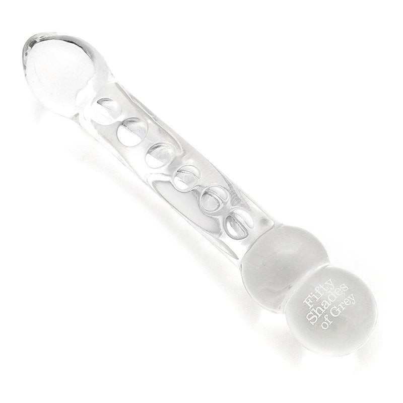 Drive Me Crazy Glass Massage Wand - Glass Sex Toys