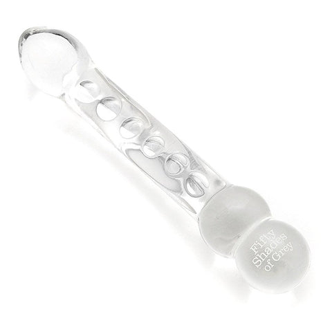 Drive Me Crazy Glass Massage Wand - Glass Sex Toys
