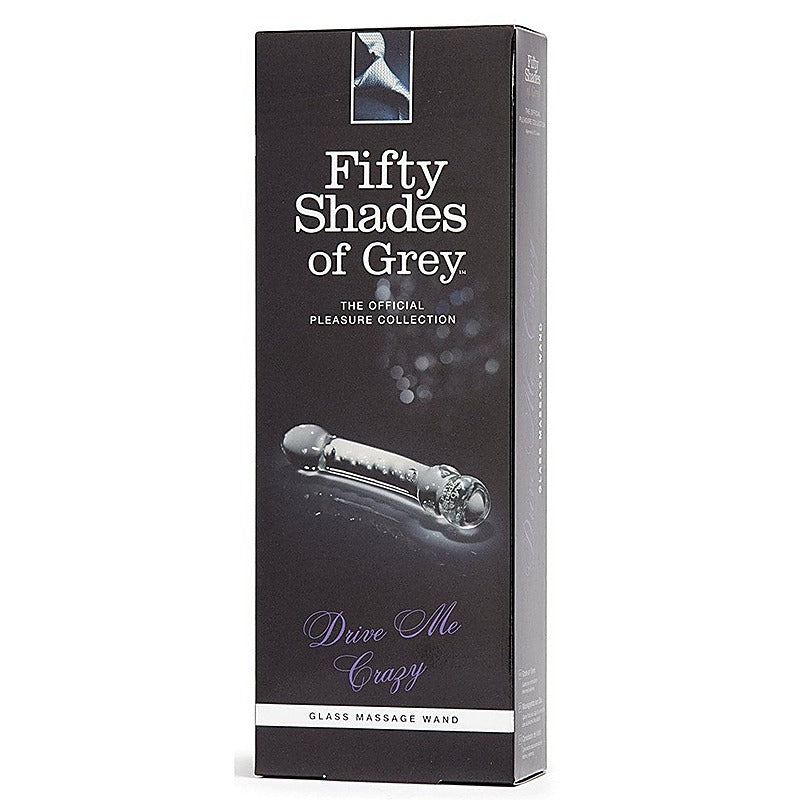 Drive Me Crazy Glass Massage Wand - Glass Sex Toys