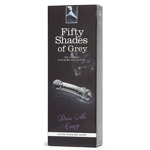 Drive Me Crazy Glass Massage Wand - Glass Sex Toys