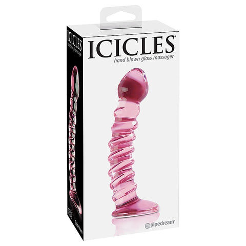 Icicles No 28 Hand Blown Glass Anal Dildo By Pipedream - Glass Sex Toys