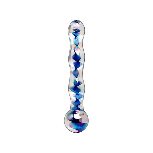 Pipedream Icicles No 08 Clear Glass Dildo Massager - Glass Sex Toys