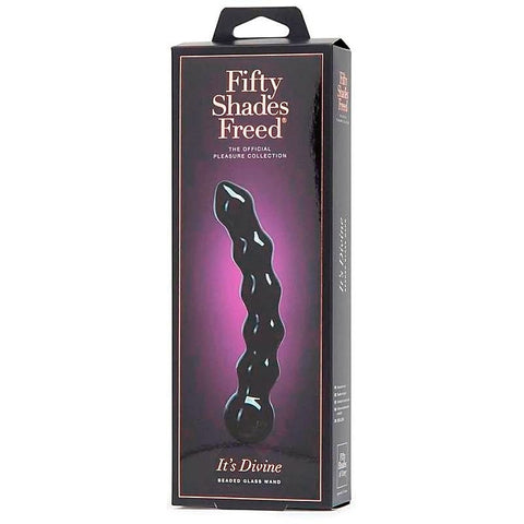 Fifty Shades Freed Its Divine Beaded Glass Wand - Glass Sex Toys