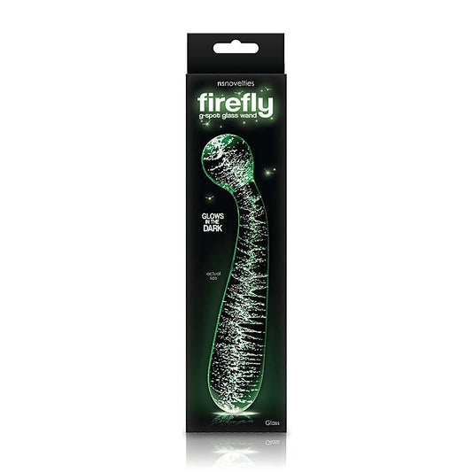 Firefly Glass G-Spot Wand Glow in the Dark - Glass Sex Toys