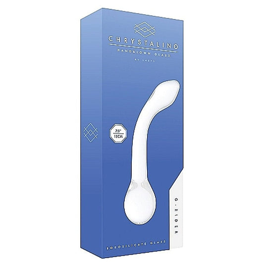 Chrystalino G-Rider White - Glass Sex Toys