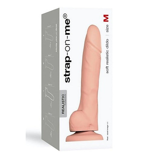 Soft Realistic Dildo Medium By Strap-On-Me - Strap On Sextoys