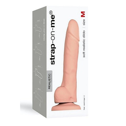 Soft Realistic Dildo Medium By Strap-On-Me - Strap On Sextoys