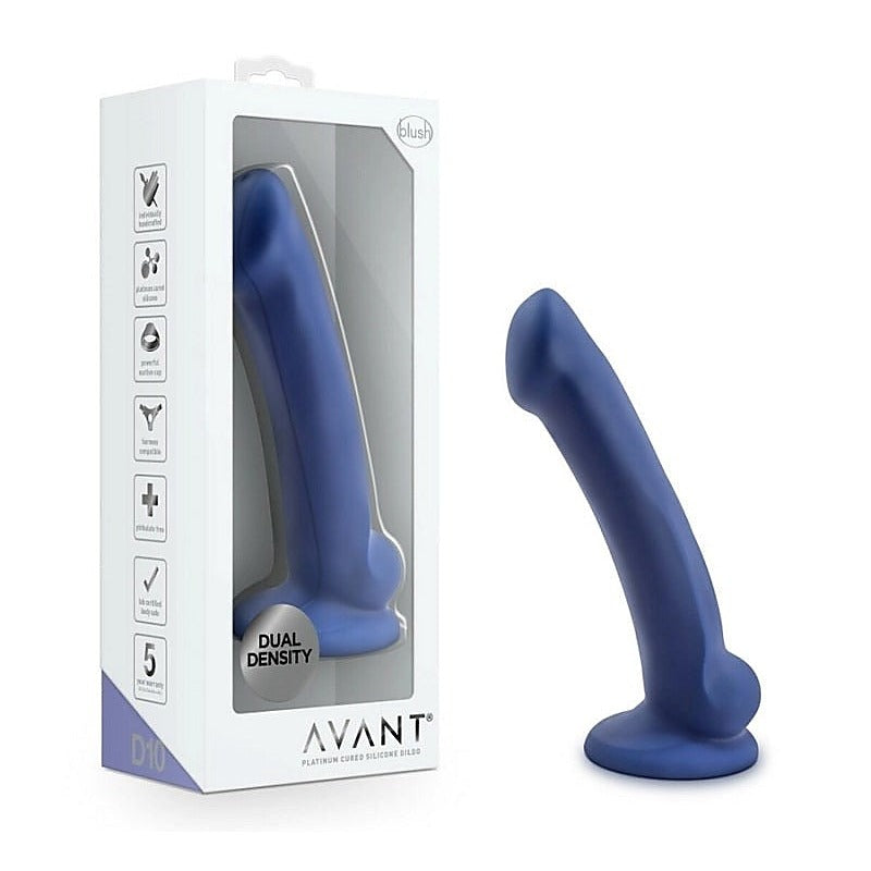 Avant D10 Ergo Mini Indigo By Blush Novelties - Realistic Dildos