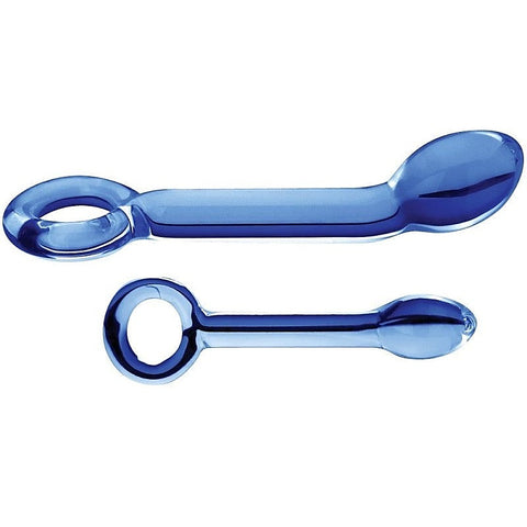 Blown Glass G-Spot Dildo with Loop - Bullet Vibrators