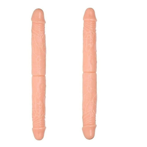 24 Cm Realistic Double Dong by Baile - Realistic Dildos