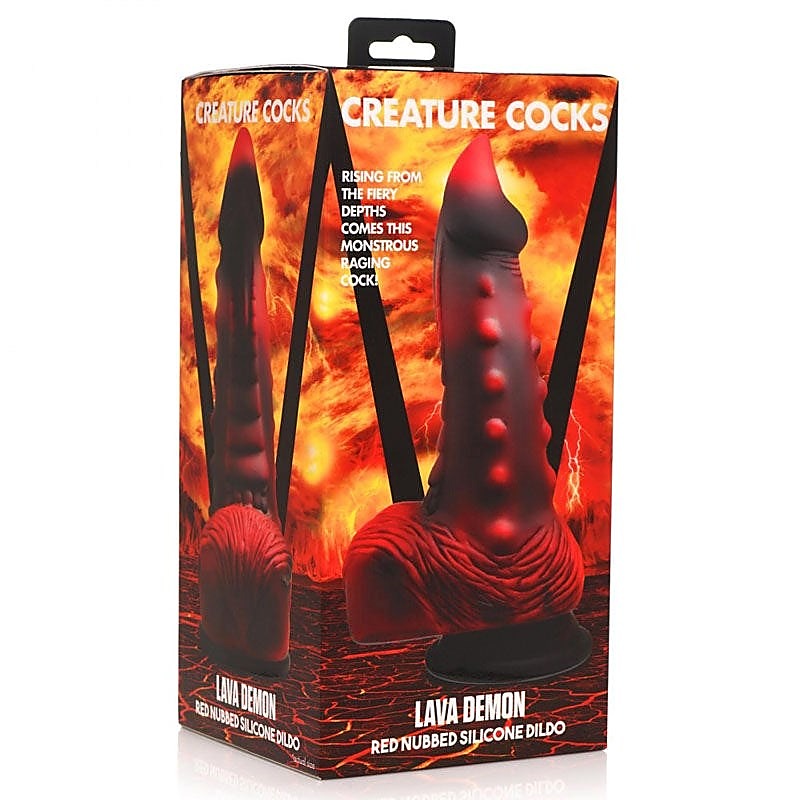 Scorching Lava Demon Dildo By Creature Cocks - Non-Realistic Dildos
